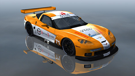 Grippo Virtual Racing’s virtuelle køretøj i weekendens løb.